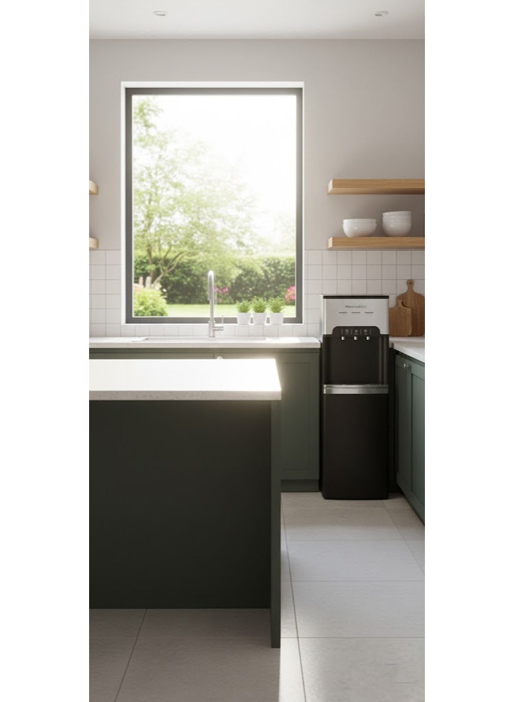 Media Tech MediaTek Bottom Loading Water Dispenser with 3 taps (cold, normal, and hot), child safety lock, and high-efficiency refrigeration compressor (MT-WD2580B) - Image 4